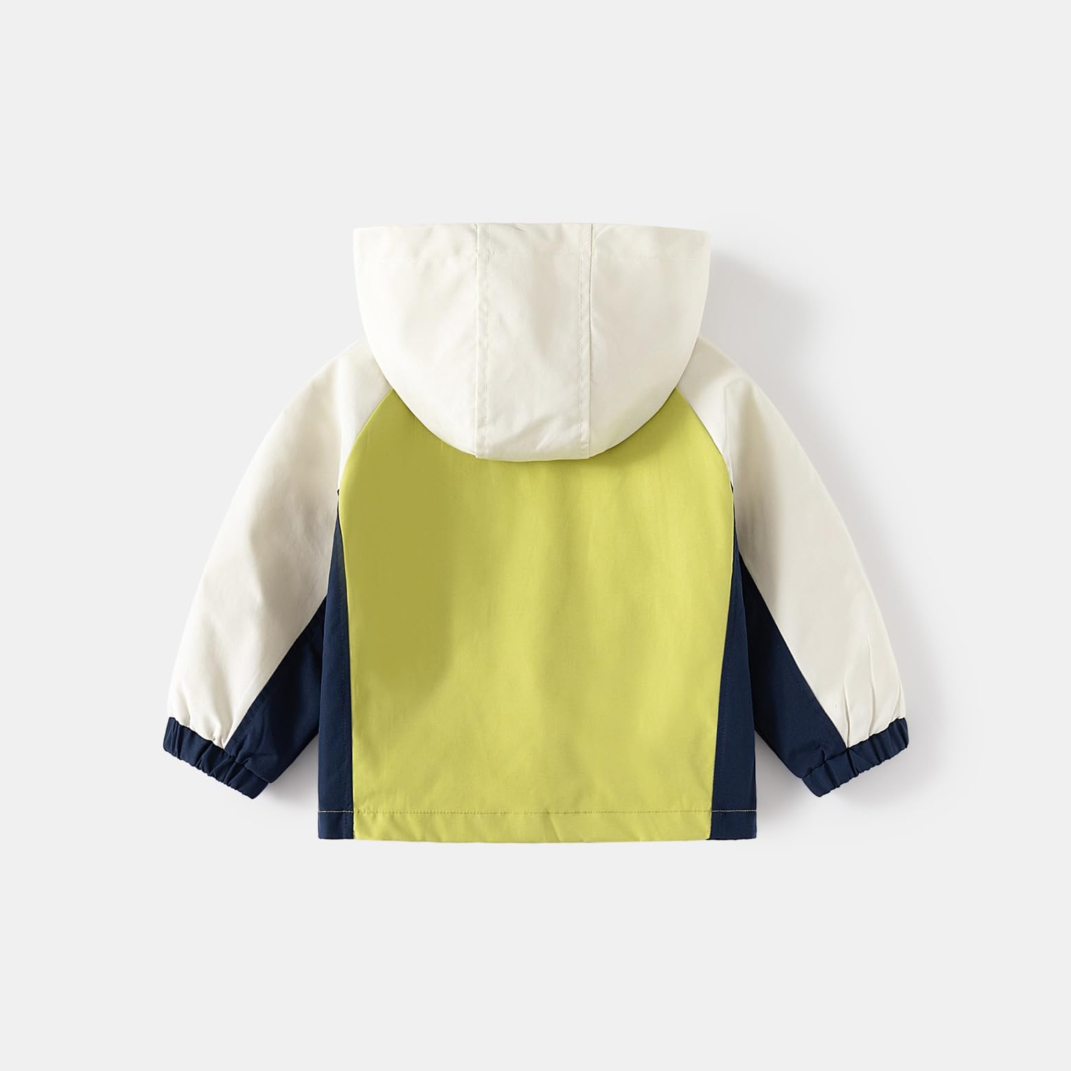 Toddler Baby Boys Long Sleeve Block Color Hoodies Sweatshirt Kids Hooded Sweater Tops Zip-up Jacket with Pocket (Green,90/18-24 M,Unisex,Big Kid,US,Age,18 Months,24 Months)