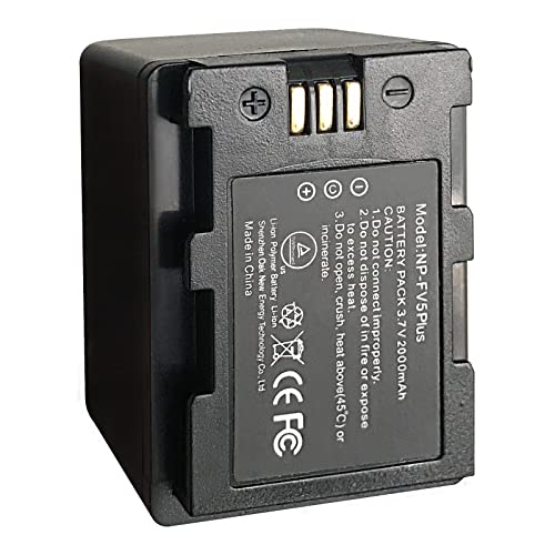 Cofunkool Np-Fv5 Plus 3.7V 2000Mah Rechargeable Camcorder Battery #TOP8
