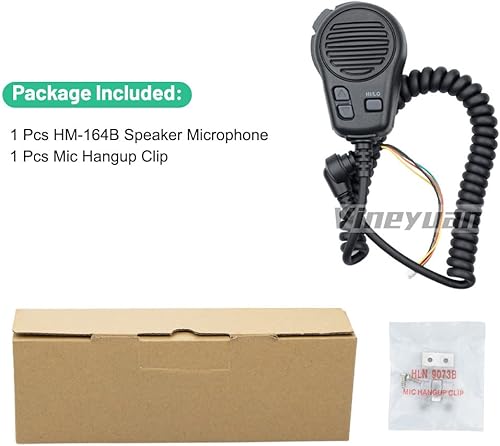 Miniatura 7 de HM-164B Micrófono de altavoz para Icom IC-M200 IC-M304 IC-M59 Micrófono de mano de radio marina