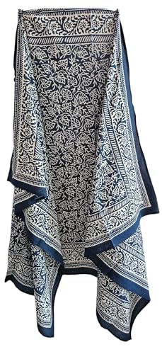 Hand Block Print Sarong, Women Bikini Cover Hand Dyed Scarves Indian Hand Block Print Scarves,Stole Cotton Scarves Size 44x72 Inch ss084