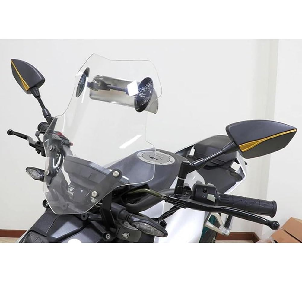 Specchietti Retrovisori Moto per Suzuki GSX-S GSXS 125 150 750 1000/F/ABS GSX-S125 GSX-S750 GSX-S1000, Laterali Specchietto Retrovisore, Laterale Specchietti Regolabile Moto Accessori,Blue