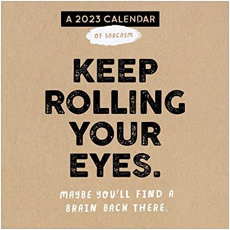 Amazon.com: TF Publishing, Anti-Affirmations and Sarcasm 2023 Mini Calendar  : Office Products
