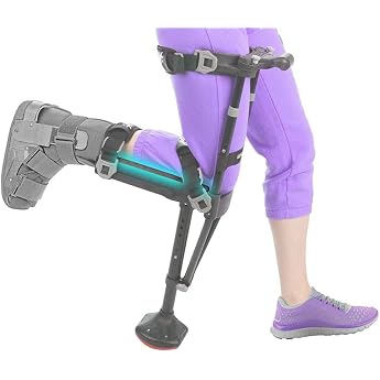 Adjustable Hands Free Knee Crutch Knee Crutch Mobility Support for Injury/Disability/Elderly Support Upward Injury Injury Disability Support Up Support