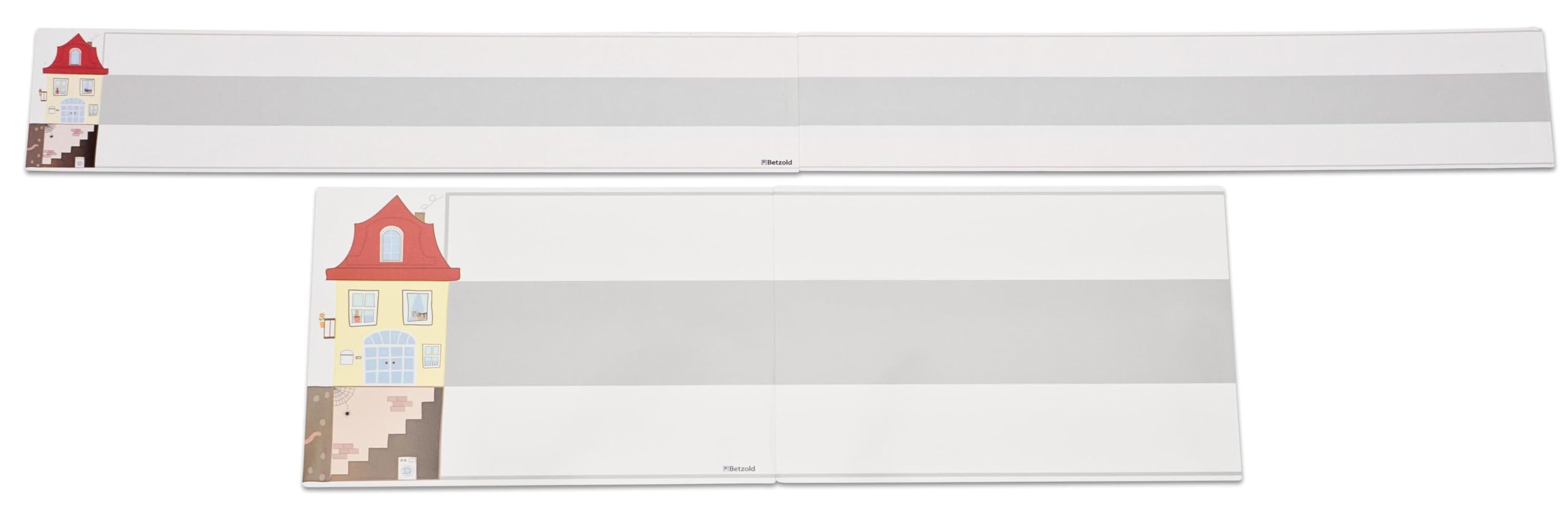 Betzold - Zeilenhaus - Schreiblinien-Set magnetisch Magnetfolien Schreibübungen Anfänger