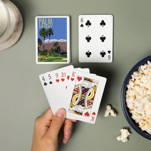 Lantern Press Palm Desert, California, Baraja de Poker 52 Cartas miniatura 2