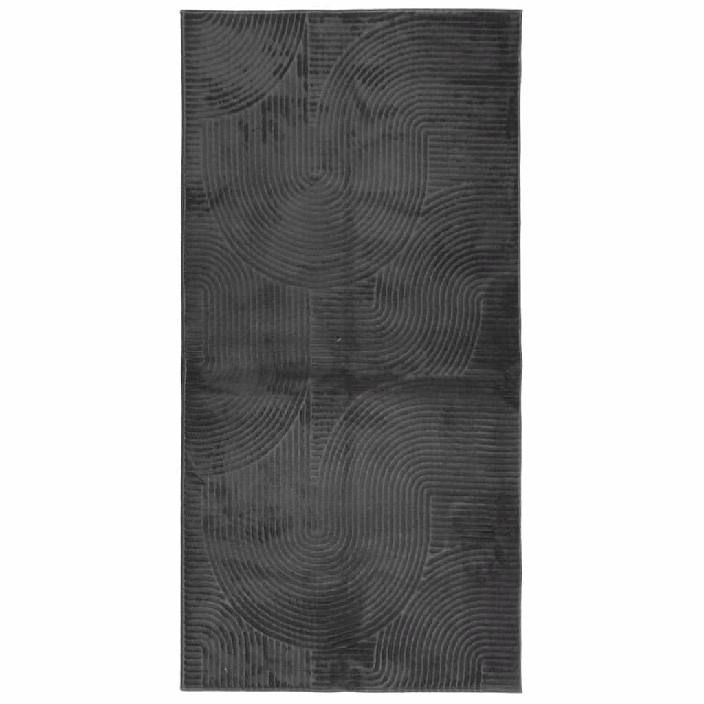 Tapis IZA Poils Courts Style scandinave Anthracite 100x200 cm,Maison & Jardin,Décorations,Tapis,3.8 kg-375427