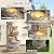 Grepatio Outdoor Water Fountain 5-Tiers Cascading Rock Waterfalls Fountains with 5 LED Lights, Indoor/Outdoor Modern Beige Bowl Feature Garden Water Fountain for Yard, Patio, House Decor