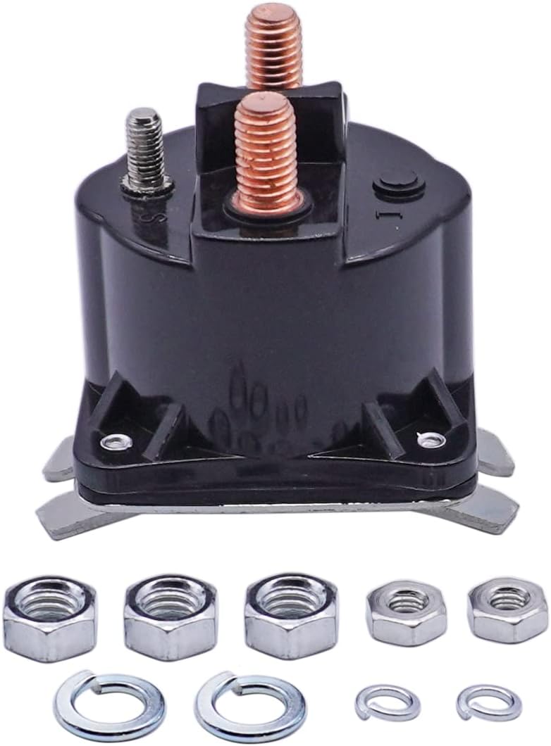 3 Post Solenoid Relay Curved Base 75098822 75089831 80001065 Compatible with Waltco Liftgate, Maxon Liftgate