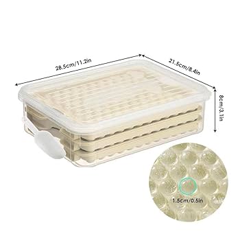 Amazon｜Ladruph 製氷皿 369グリッド 蓋付き 大容量 丸い 小さい