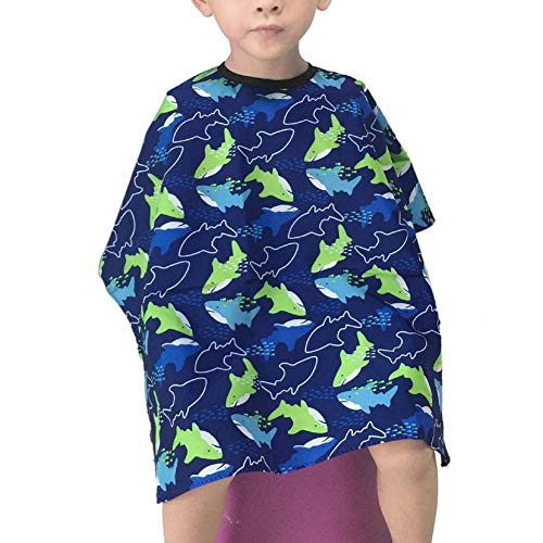 PoeHXtyy Cape de coiffure imperméable pour enfants pour salon de coiffure Cover