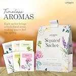 6 Pack Scented Sachet Bags for Drawers & Closets: Lavender, Rose, Jasmine, Vanilla, Gardenia, Lemongrass – Long-Lasting Air Fresheners for Home & Car - Freshen Spaces & Remove Odors - Image 5