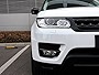 Black ABS Front Light Lamp Strips Cover Trim For Land Rover Range Rover Sport 2014-2017