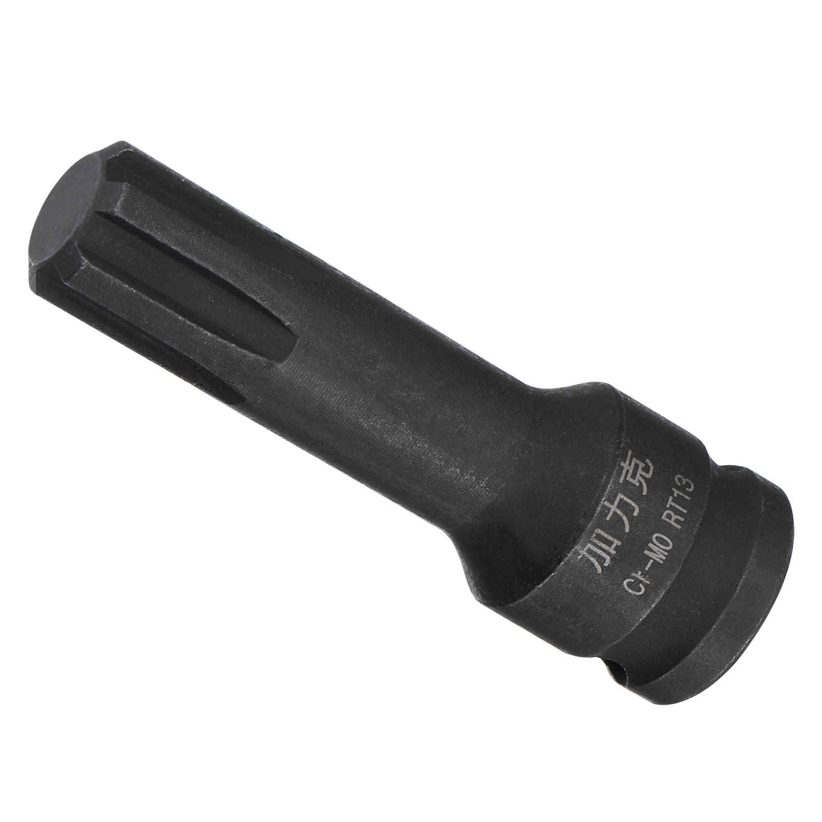 CoCud Impact Hex Bit Socket, 13mm Metric 60mm Long, Chrome Molybdenum Steel One Piece Construction 3/8" Drive Impact Socket
