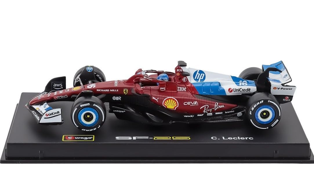 Amazon | ブラーゴ 1/43 フェラーリ F1 SF-25 ＃16 シャルル