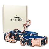 ❤️ 100% KOMFORTABEL FÜR DICH UND DEINEN VIERBEINER - Das Halsband kann von 30-42cm eingestellt werden. Die passende Hundeleine ist mit 3 Ringen und 2 Karabinern ausgestattet, um die Länge und den Tragestil individuell an Deine Vorlieben anpassen zu können.