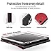 Antbox Case for iPad mini 5 2019 (5th Generation 7.9 inch) / iPad mini 4 with Built-in Pencil Holder PU Leather Smart Cover with Auto Sleep/Wake Stand Function (Red)