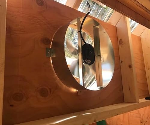 Miniatura 4 de Amtrak Solar Potente carcasa de ventilador de 12 pulgadas mejorada de 100 W, ventilador solar para ático que enfría silenciosamente, ventila el