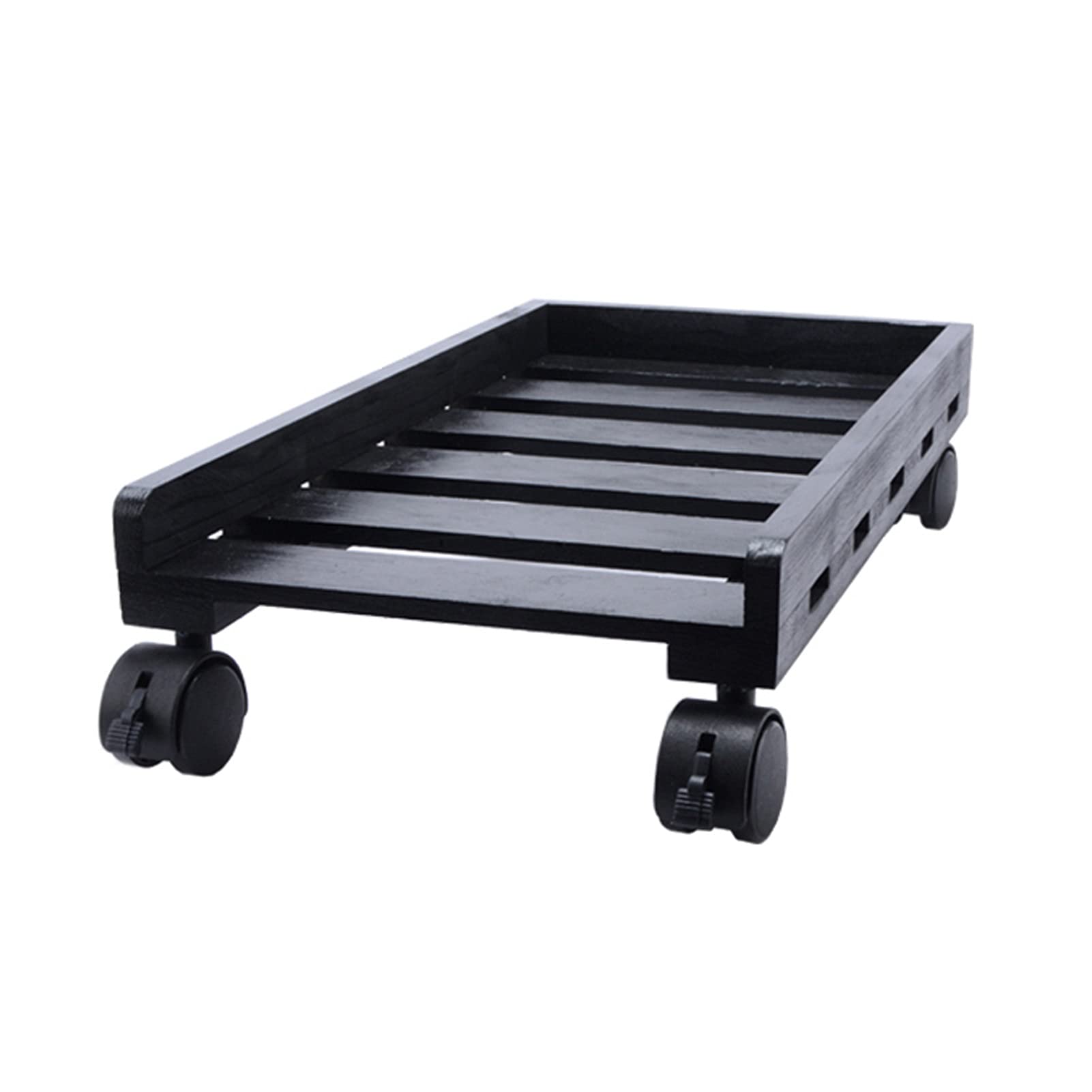 Soporte para computadora de Escritorio, Soporte para CPU, Soporte para Torre de PC, Soporte para radiador de CPU de Suelo, Marco rodante con Cuatro Ruedas bloqu