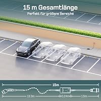 dé Mobile Wallbox/Ladestation 22kW Mit App [3-phasig|15m|6-32A] mit stromzähler, Ladekabel CEE 32A auf Typ 2 und EV Ladegerät für Model Y/3, ID.3/4/5, MG4, EX30, e-up, e-tron und BEV/PHEV – Ansicht 4