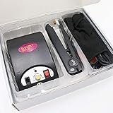 'JR888-Black' Fusion Hair Extension Ultrasonic Thermostat Tool Iron PTC Traceless Nano Hair Extension Heating Pliers Heat Iron Connector Wand Melting Tool with Adjustable Setting(Black Color)