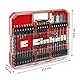Original Einhell XL-CASE 95-tlg. Bit- und Bohrer-Set (Bits, diverse Bohrer, Schnellwechselbithalter, Steckschlüssel, Senker, Bohrstopper, Stiftschlüssel inkl. Aufbewahrungsbox)