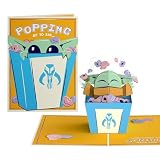 Lovepop Everyday Pop-Up Card for Her and Him - 3D Greeting Cards for Boys, Girls - Star Wars The Mandalorian and Grogu The Force Is Strong with You - 5" x 7" Card - Blank Notecard & Envelope Included
