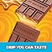 Feastables MrBeast Caramel Chocolate Bar, King Size Candy Bar for Adults & Kids, Candy Bars for Snacks, Gifts, or Dessert, Sweet & Creamy Fairtrade Cocoa, 2.1 Oz Each, 10 Count