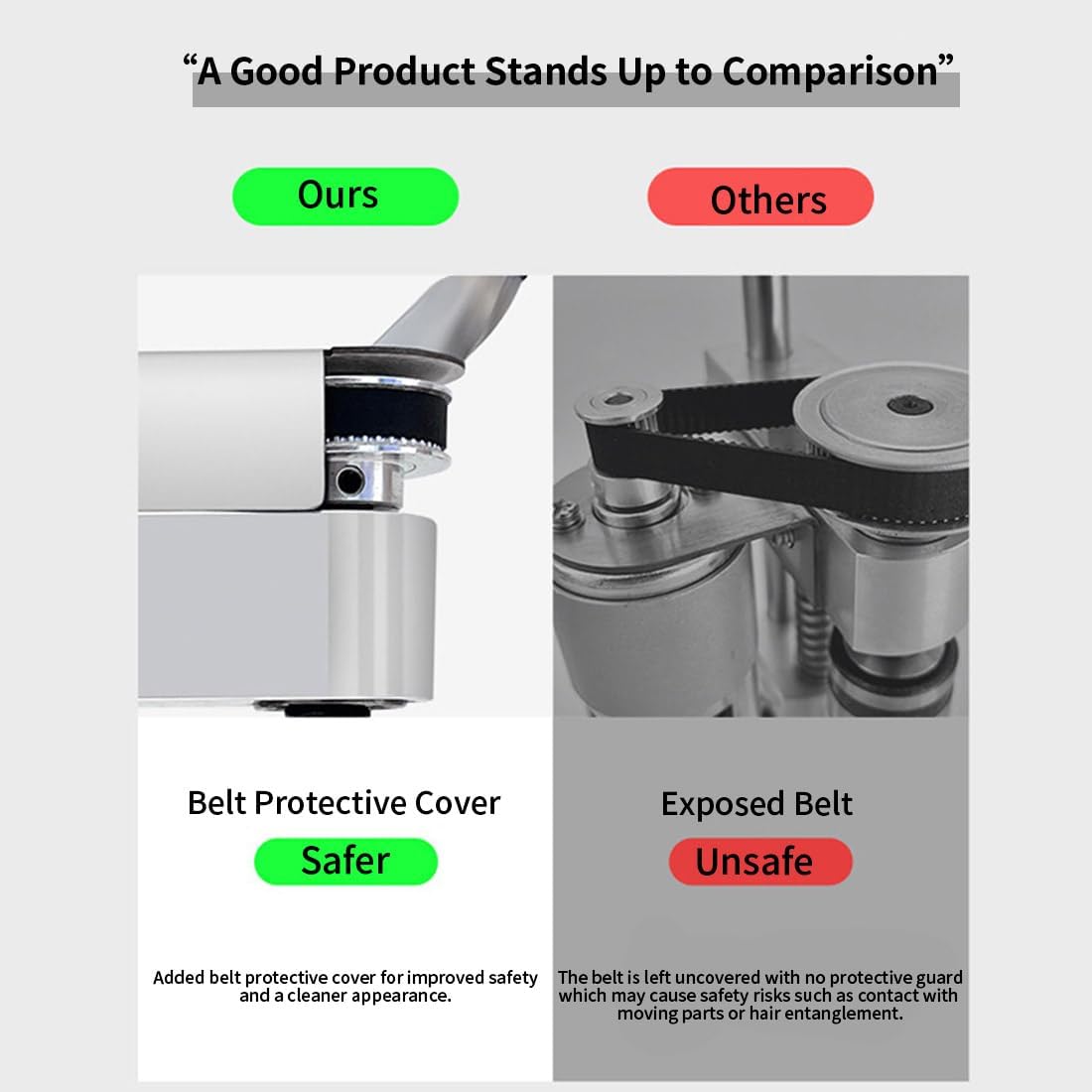 Mini Desktop Drill Press with Aluminum Alloy Vise, 7-Speed DC Variable Control, B10 Chuck 1-6mm, 16mm Reinforced Column, LED Work Light & Depth Limiter, Benchtop Drilling Machine
