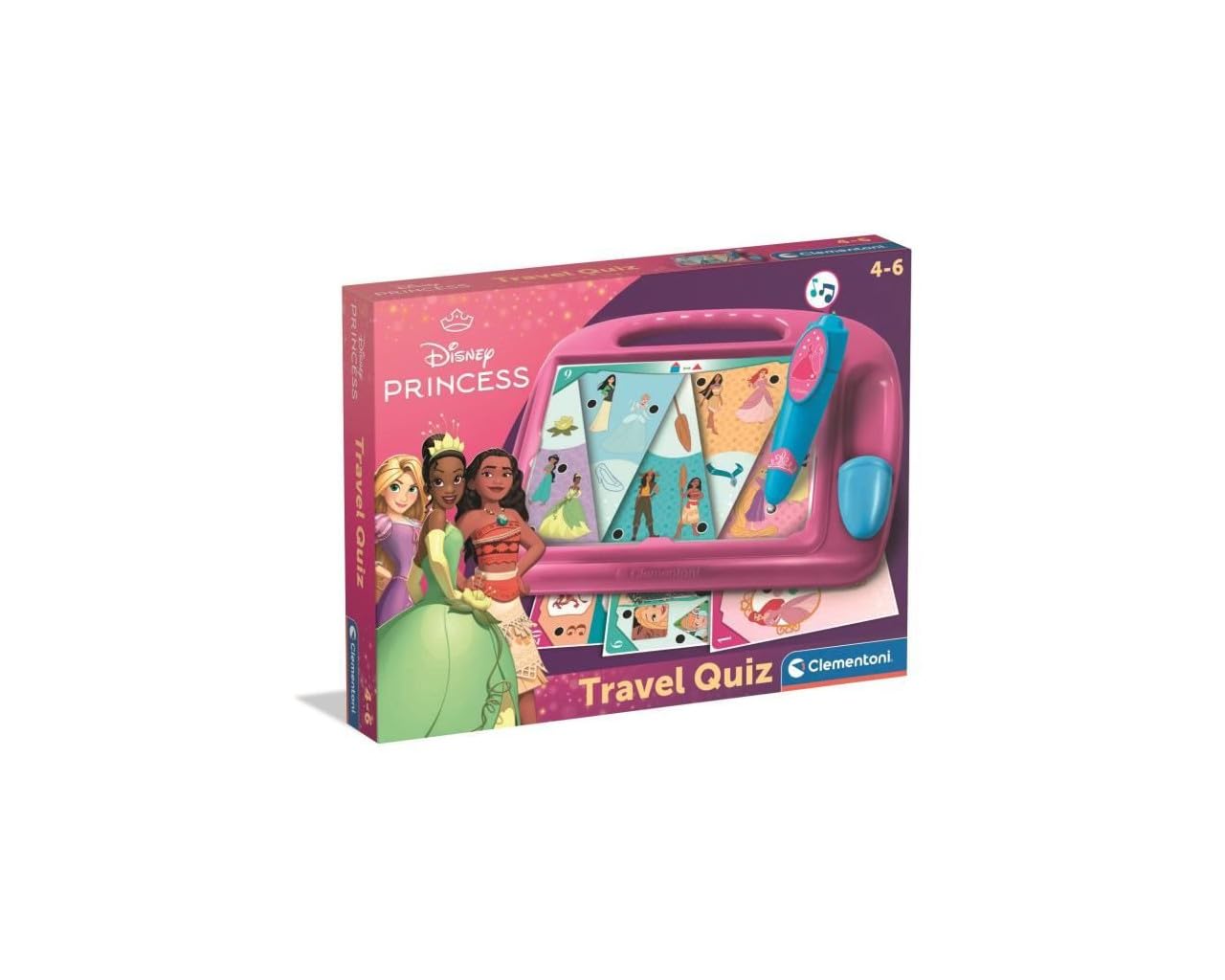 Clementoni Disney Princess - Travel Quizz - 16675