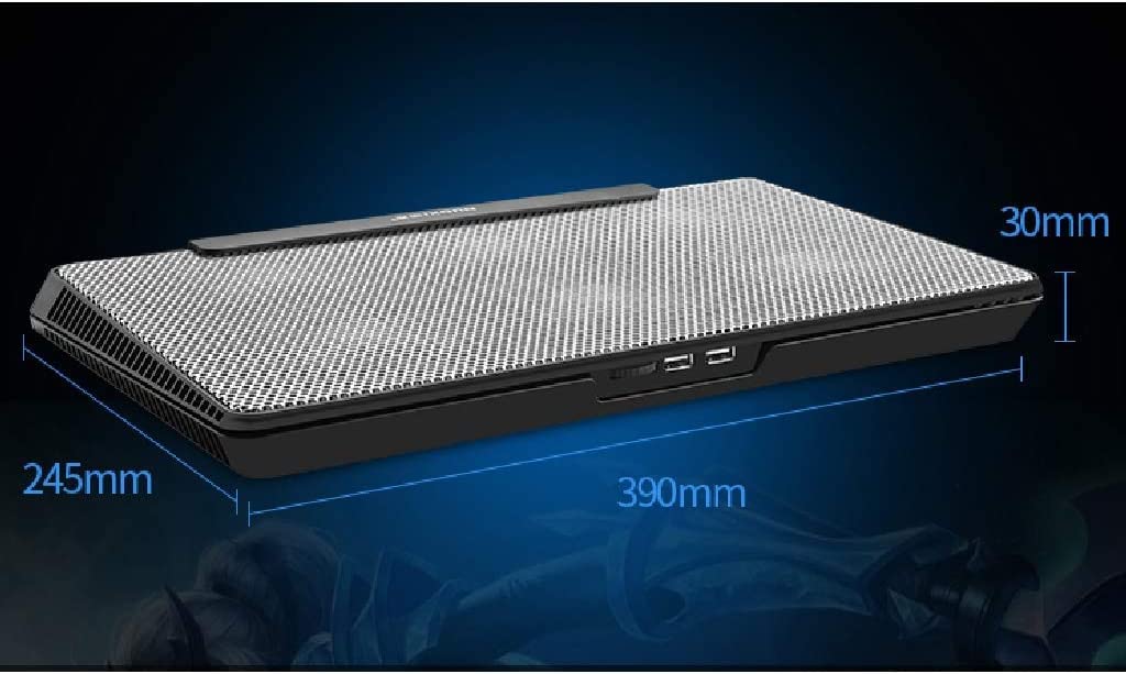 Chłodziarka Laptopa Podkładka Chłodząca Do Laptopa Mocna, Smukła, Cicha 6 Wentylatorów Przenośna Podstawka Pod Z Regulacją Wysokości Pasuje 12-17 Cali Stojak