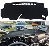 IIKSDII Dash Cover Custom Fit for Ho-nda Fit 2020-2015 Dashboard Cover Non-Slip Pad Dash Board Mat Accessories