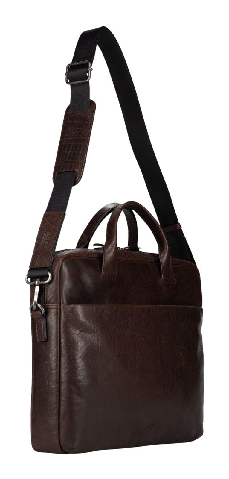 Jost laptop bag borsa da ufficio con scomparto per laptop Glasgow Business Bag 1C Brown marrone scuro