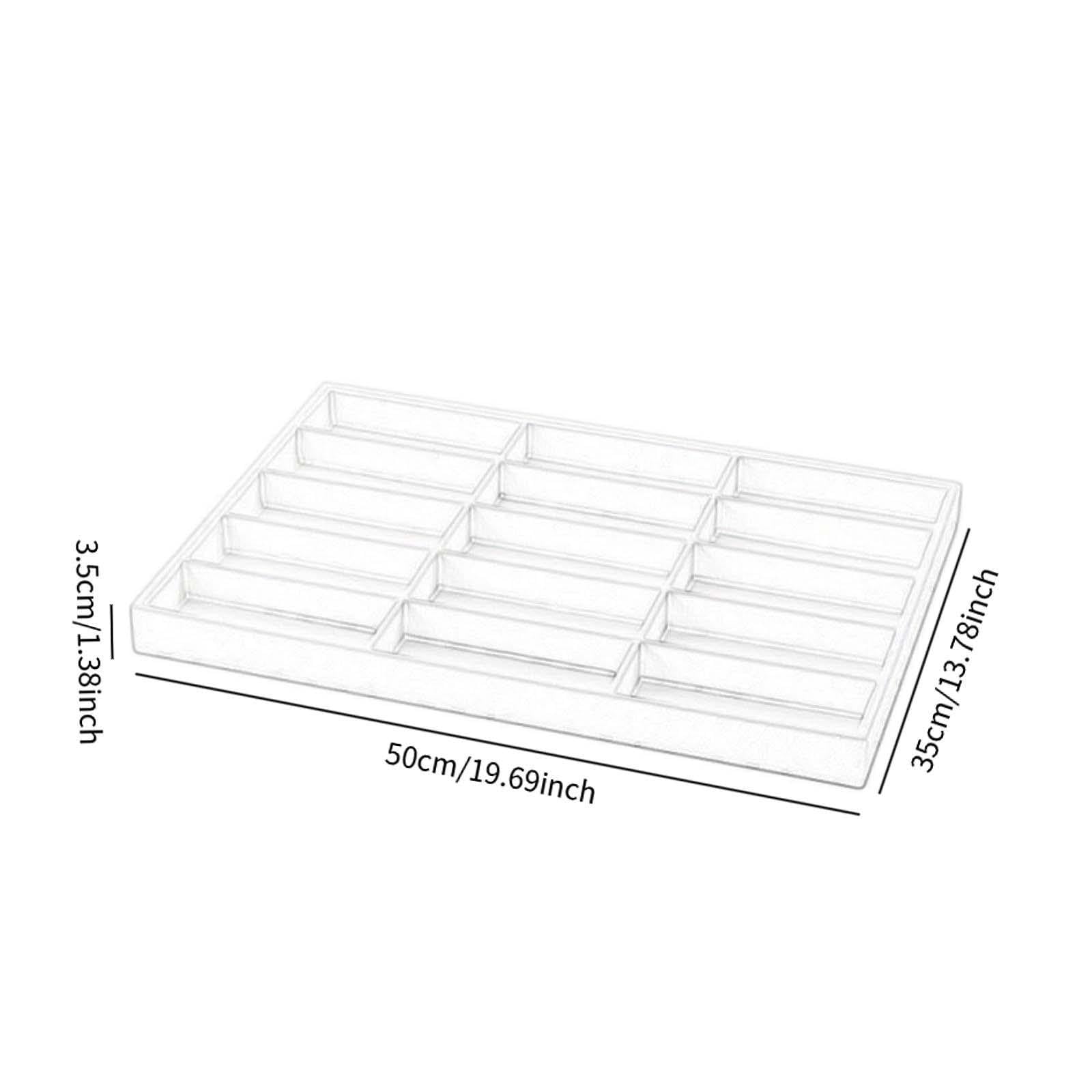 Sharplace Brillenvitrine, Sonnenbrillen-Organizer-Box, multifunktional, stapelbar, 15 Fächer, Brillenhalter, Behälter für Schaufenster, Gelb