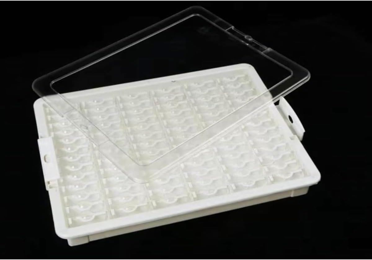 - MsiDtsoy 透明ダイヤモンド絵箱、ドダイヤモンド塗装保管容器 プラスチック収納ケース、独立型小分け・ビーズ・アクセサリー用 詰め替え可能 (48グリッド) [並行輸入品]