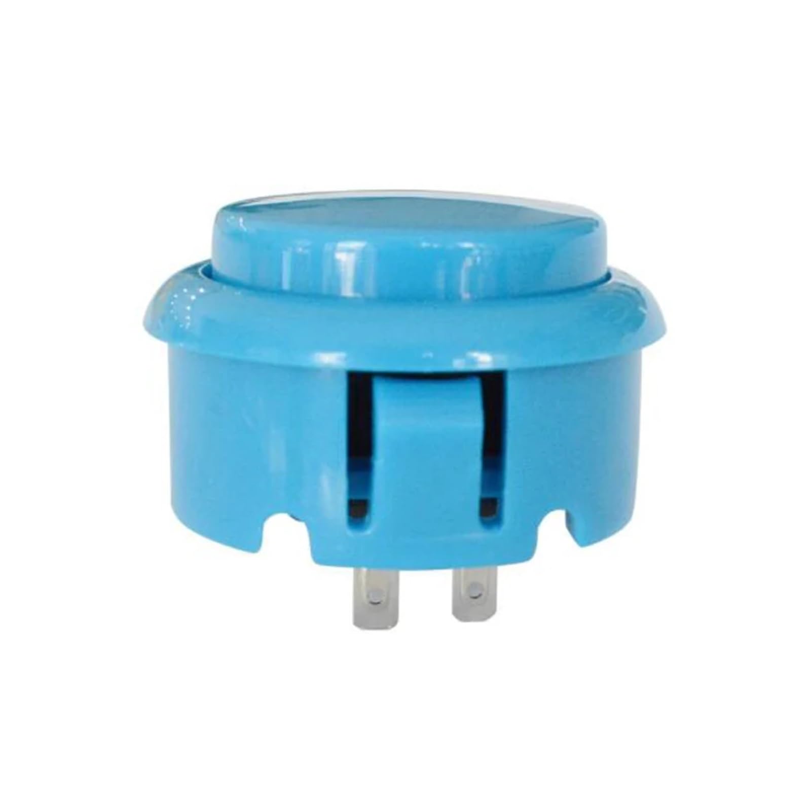 10-Pack Arcade 30mm Bouton Rond réplique SANWA OBSF-30 Bouton Interrupteur pièces de Bricolage(White)