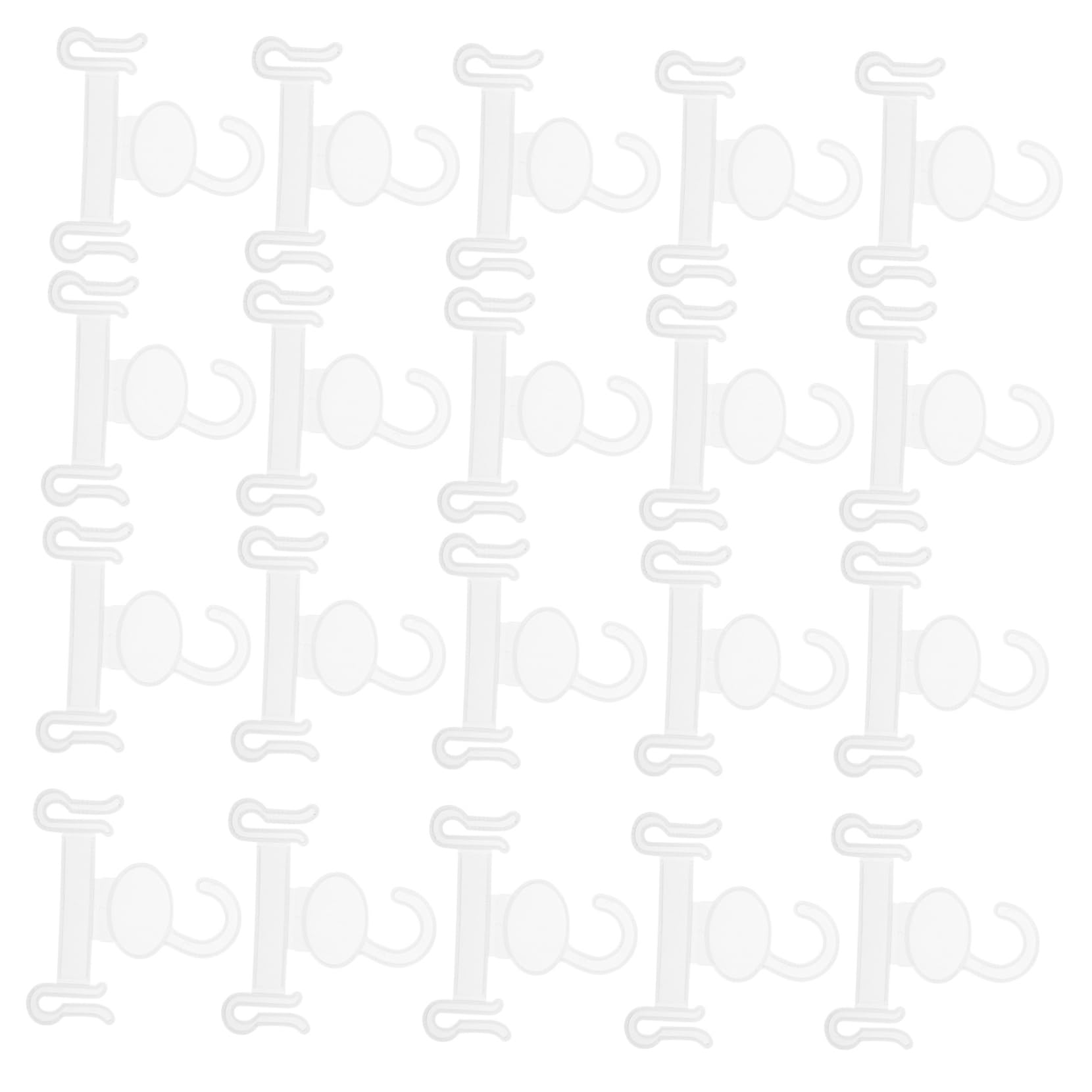 GLEAVI 100pcs Shoe Hanging Hooks Plastic Hanger for -Flops and Sandals Space-Saving Shoe Organizer for Retail Display and Closet Storage