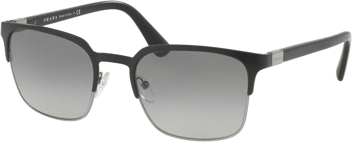 プラダメンズPR 61SSサングラスマットブラック/ガンメタル/グレーグラデーション52mm