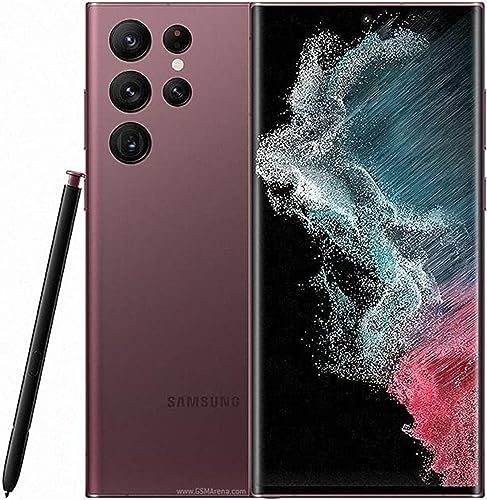 Image of Samsung Galaxy S22 Ultra 5G (12GB, 512GB Storage) Without Offer, Dark Red