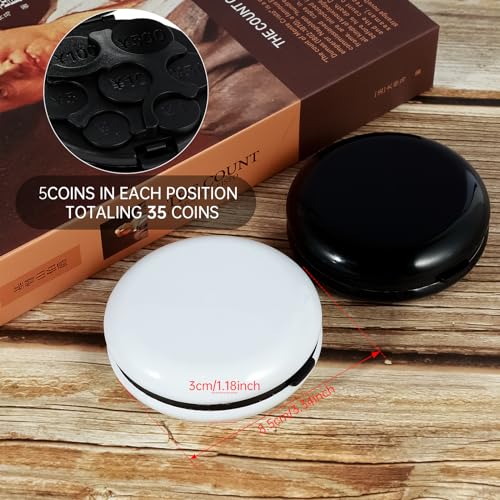 Dispensador de monedas 2 piezas con espejo y 7 ranuras miniatura 6