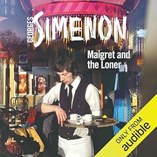 Diseño de la portada del título Maigret and the Loner