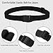 XZQTIVE Men Women No Show Elastic Stretch Belt Invisible Web Belt Quick Release Flat Plastic Buckle