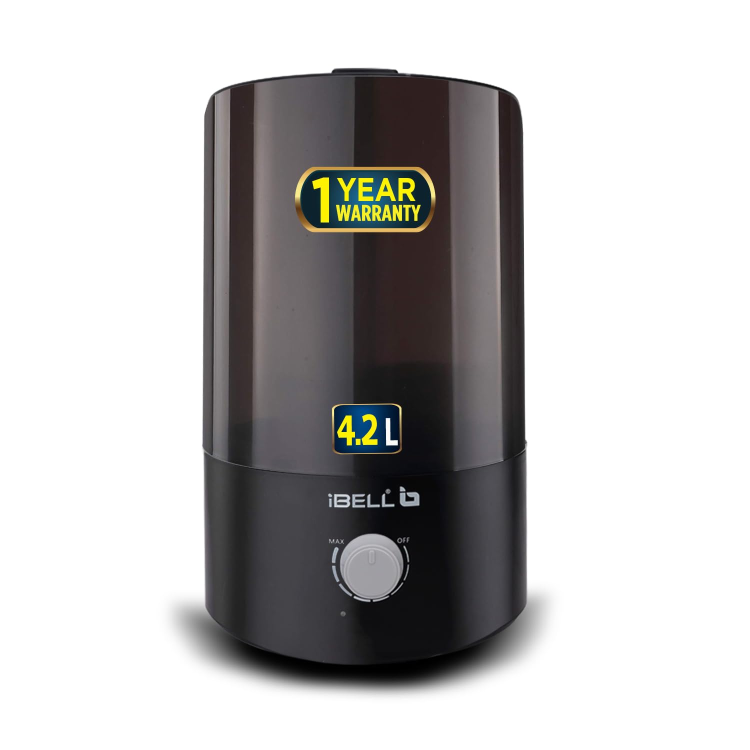 iBELL Humidifier for room and office, 4.2L, Ultrasonic, Adjustable Mist Output, Super Quiet 360° Nozzle, Lasts Up To 24 Hr, Essential Oil Diffuser, HU420M (Black) (B0CXDHXHRV) Amazon Price History, Amazon Price Tracker