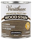 Varathane 313608 Premium Fast Dry Wood Stain, 32 oz, Briarsmoke