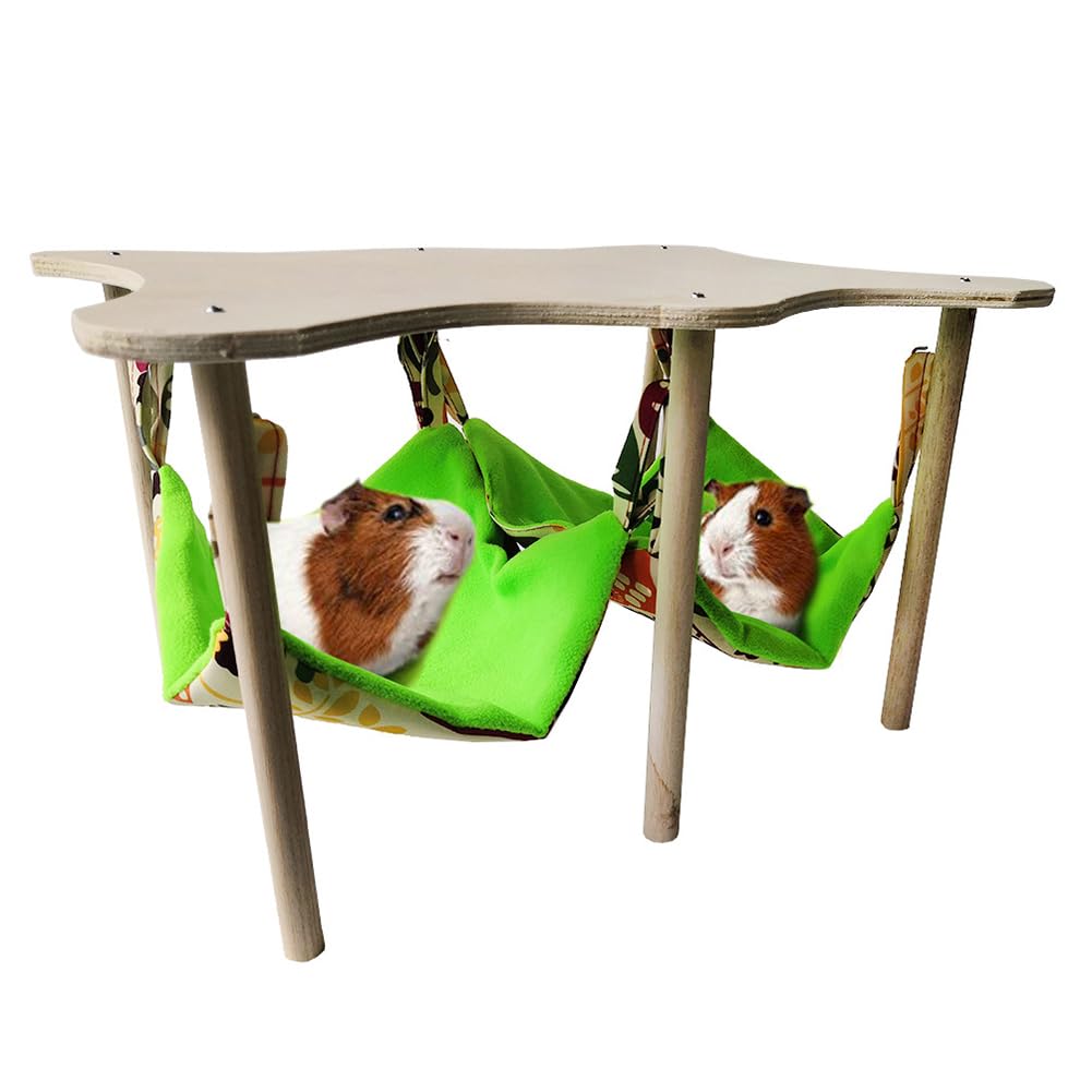 Hamac à Suspendre pour Cochons d'Inde, 30x30x24cm Hamacs pour Petits Animaux Hamacs Suspendus pour Cochons d'Inde Furet Cachettes de Couchage pour Rat Accessoires