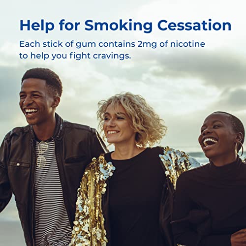 Rite Aid Nicotine Gum, Coated Cinnamon Flavor, 2 Mg - 100 Count | Quit Smoking Aid | Nicotine Replacement Gum #TOP4