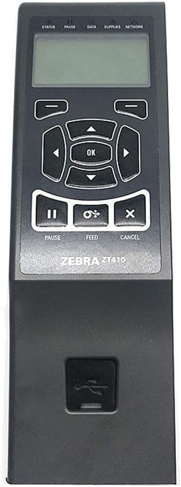 Image of P1058930-001 Front Control Panel for Zebra ZT410 Thermal Label Printer Monochrome 203dpi 300dpi 600dpi