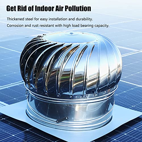 Ventilador De Chimenea Giratorio MG – Tapa Anticorrientes Tipo 150 Engrosado (acero Inoxidable)