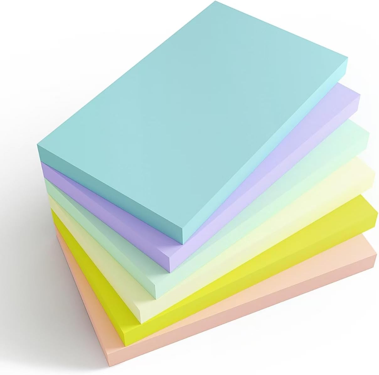 Lkpezy 480 Sheets 3x5 Large Sticky Notes - Super Sticking Colorful Pads for Home Organization, Garden Planning and Office Reminders