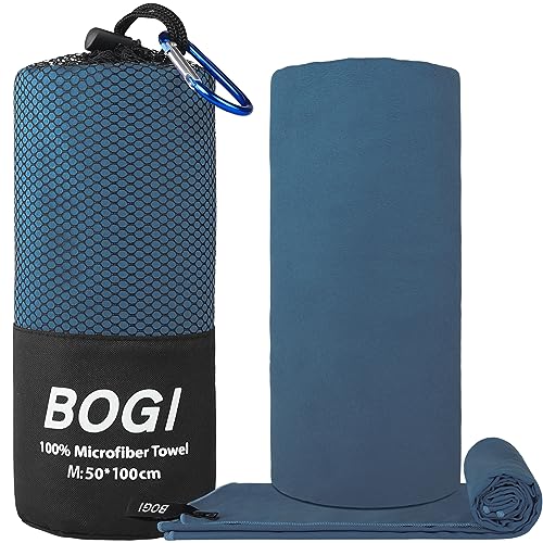 BOGI-Microfiber-Travel-Sports-Towel-Quick-Dry-Towel-Soft-Lightweight-Microfiber-Camping-Towel-Absorbent-Compact-Travel-Towel-for-Camping-Gym-Beach-Bath-Yoga-Swimming-Backpacking-M40x20-Nblue