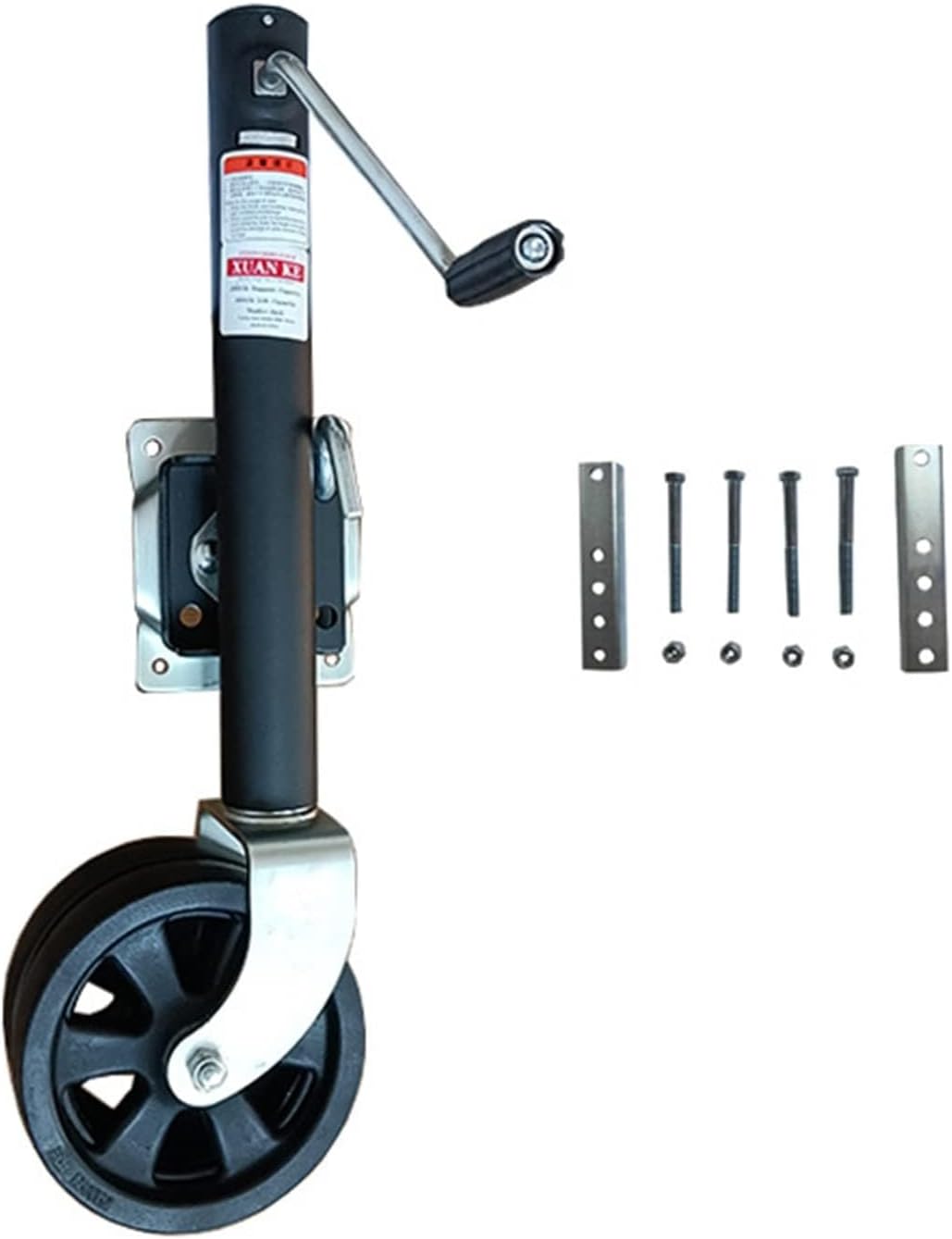 Heavy Duty Marine Swivel Trailer Jack - Beach Wheel Trailer Jack,20Cm Double Wheel Trailer Wheels, 900Kg Capacity Trailer Jockey Wheel, 26Cm Lift, for Boat Car,B